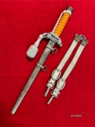 Kordzik Oficera Wehrmachtu Gustav Spitzer - oryginał z III Rzeszy