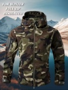 Męska Kurtka Wiatroodporna Wojskowa