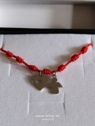 Bransoletka Ochrony 7 węzłów - Aniołek & Serce 316L  