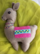 MASKOTKA DWUSTRONNA "ALPAKA" FILC HAND MADE