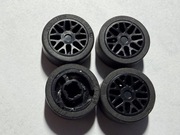 LEGO KOŁO 11x6 OPONA 14x6 93595c01 CZARNE 4 szt