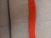 Pasek czerwony plecionka ciekawy