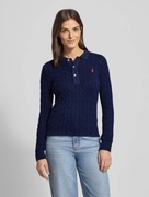 Sweter Polo Ralph Lauren – Cable Knit Polo Shirt Rozmiar: L