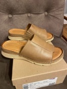 RYŁKO Nowe klapki skórzane damskie rozmiar 37