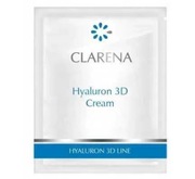 2x Krem nawilżający do twarzy Clarena HYALURON 3D LINE na dzień 3 ml