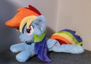 Maskotka My Little Pony Rainbow Dash 40cm +magnes(50 z grzywą i ogonkiem)