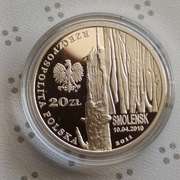 20 zł Polska 2010 Smoleńsk 2010 NBP 