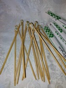 BAMBUSOWE PAŁECZKI DO JEDZENIA - 12 KOMPL.
