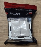 Kontakt Simon 54 Łącznik świecznikowy, biały DW5.01/11