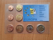 Set monet Euro Watykan 2006 r 8 próbnych monet w blistrze zestaw