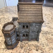 Warhammer Bretonnia Empire Dom szlachcica budynek makieta druk 3D