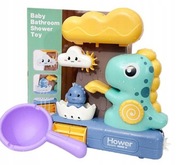 DINO ZABAWKA DO KĄPIELI WODY POD PRYSZNIC NA BASEN FONTANNA DINOZAUR