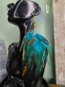 Kolczyki pióra morskie 