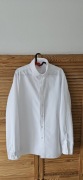 Biała elegancka koszula Massimo Dutti gładka 100% bawełny, XL, jak nowa!