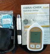 Glukometr, cera-chek, bateria w zestawie 