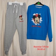 Komplet dresowy/ Myszka Miki -rozmiar7/8lat
