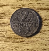 2 grosze 1927 r.