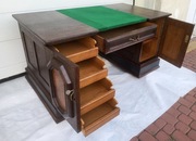 Biurko Dyrektorskie  dębowe  styl Neorenesans, lata 30. XX wieku