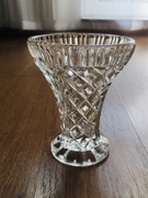 Szklany wazonik. Szkło PRL.