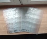 wkładki do klasera Card Holder firmy Donau 25 sz  