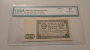 2 zł 1948 r seria BR  GDA 67epq 