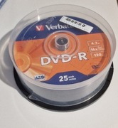 Płyty DVD-R Verbatim - 25 szt. 