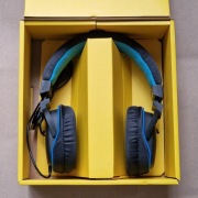 Odnowione słuchawki MODECOM MC-880 Big One Niebieskie