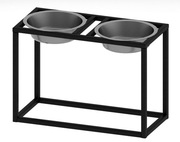 Miska dla psa podwójna, stojak metalowy XL 40cm 2x2,8l  Polski Produkt 