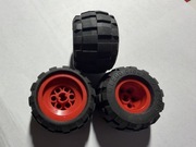 LEGO KOLO CZERWONE BALON 43,2x28 OPONA 43,2x28 (6580/6579) 6580c01  1 szt