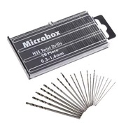 Zestaw 20 szt wierteł wiertła precyzyjne precyzyjnych 0,3 mm do 1,6mm