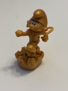 Figurka kinder złote Smerfy ZŁOTY Smerf Osiłek