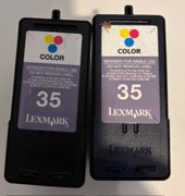 LEXMARK WKŁAD TUSZ GŁOWICA  35 KOLOR  ORYGINAŁ PUSTY