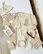 Delikatny komplet dla niemowląt w beżowych kolorach!