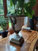 waza EMPIRE z Francji pałacowa porcelana i brąz amfora - ODBIÓR BĘDZIN