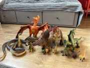 Dinozaury kolekcja ponad 14 sztuk mega