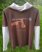 CHŁOPIĘCA BLUZKA, DŁUGI RĘKAW, KAPTUR - ENDO, 152 cm (11-12 lat)