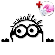 Naklejka MINIONEK na samochód, lusterko, kask, szybę