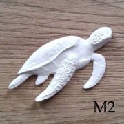 Żółw morski figurka do malowania dla dzieci magnes na lodówkę z masy