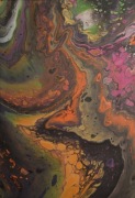 Obraz abstrakcyjny format 50-70 cm na płótnie ,autor Jacek Rutkowski