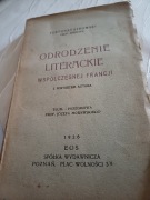 Odrodzenie literackie współczesnej Francji 1926 r