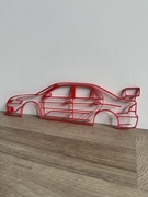 Dekoracja Ścienna Mitsubishi Lancer Evo Sylwetka Samochód Ozdoba Na Ścianę 