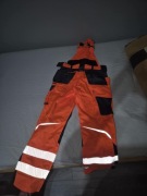 Spodnie ogrodniczki ostrzegawcze Strauss