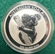 Srebrna moneta 1oz, Koala, 2020