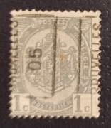 BELGIA: 1893r. Mi 50. kas.