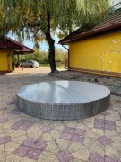 Podest ekspozycyjny stal nierdzewna pod moto