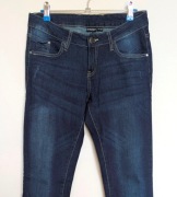 Esmara granatowe spodnie jeansy skinny 38 M