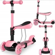 HULAJNOGA BALANSOWA JEŹDZIK TRÓJKOŁOWA RÓŻOWA