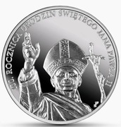 10 zł 100 ROCZNICA URODZIN JANA PAWŁA II 1oz Ag999 