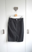 Escada Sport luksusowa spódnica S czarna bawełna minimalizm premium
