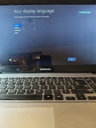 Laptop Samsung, zasilacz i myszka